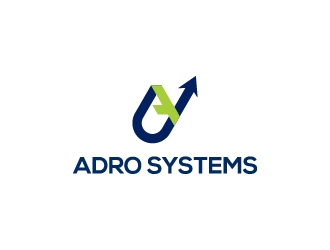 ADRO systems logo design by kasperdz