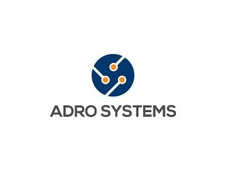 ADRO systems logo design by kasperdz