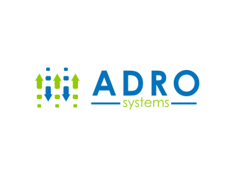 ADRO systems logo design by giphone