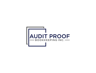 Audit Proof Bookkeeping Inc. logo design by alby