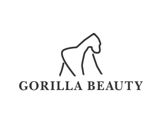 GORILLA BEAUTY logo design by BlessedArt