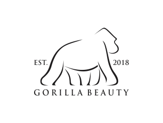 GORILLA BEAUTY logo design by rokenrol