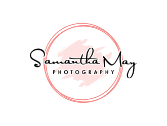 Samantha May Photography logo design by Girly
