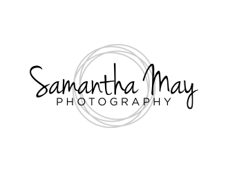 Samantha May Photography logo design by RIANW