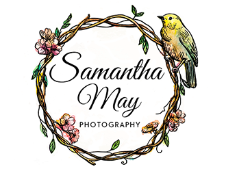 Samantha May Photography logo design by Optimus