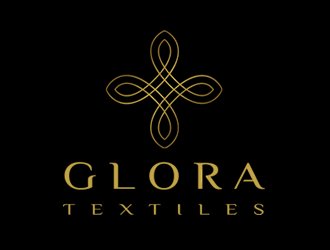 glora textiles logo design by Coolwanz