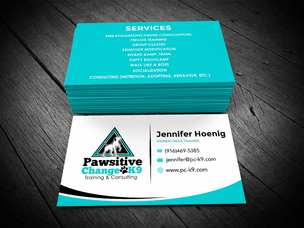 Pawsitive Change K9 Training & Consulting logo design by Girly