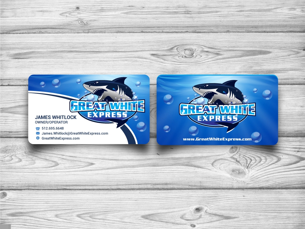 GREAT WHITE EXPRESS  logo design by jaize