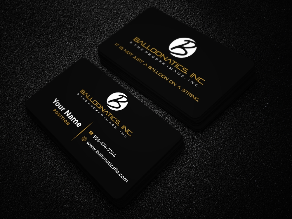 Balloonatics and The Proper Image. logo design by Al-fath