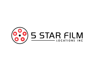 5 Star Film Locations Inc logo design by giphone