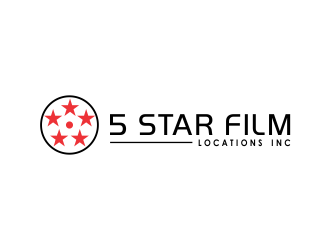 5 Star Film Locations Inc logo design by giphone