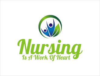 Nursing Is A Work Of Heart logo design by bunda_shaquilla