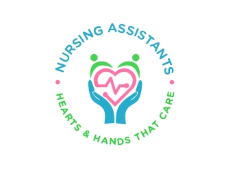 Nursing Assistants: Hearts & Hands That Care logo design by KingCozy