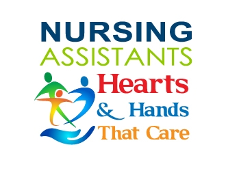 Nursing Assistants: Hearts & Hands That Care logo design by Marianne