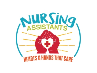 Nursing Assistants: Hearts & Hands That Care logo design by Eliben