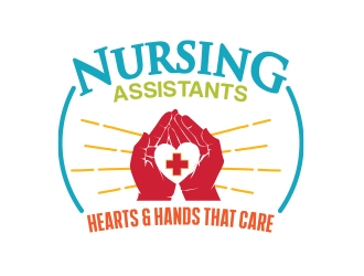 Nursing Assistants: Hearts & Hands That Care logo design by Eliben