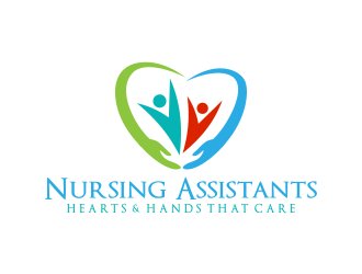 Nursing Assistants: Hearts & Hands That Care logo design by done