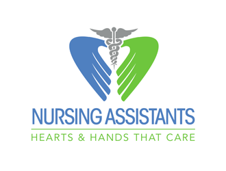 Nursing Assistants: Hearts & Hands That Care logo design by kunejo