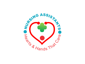 Nursing Assistants: Hearts & Hands That Care logo design by giphone
