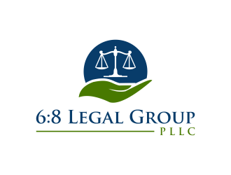 6:8 Legal Group, PLLC logo design by RIANW