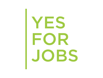 YES FOR JOBS logo design by akhi