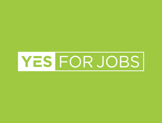 YES FOR JOBS logo design by akhi