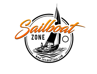 Sailboat Zone logo design by SOLARFLARE