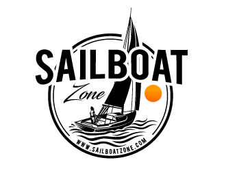 Sailboat Zone logo design by SOLARFLARE