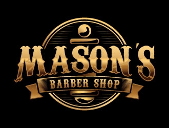 Mason’s Barber Shop  logo design by J0s3Ph