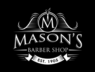 Mason’s Barber Shop  logo design by MAXR