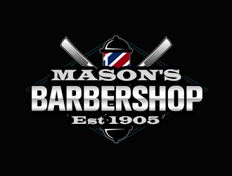 Mason’s Barber Shop  logo design by kunejo