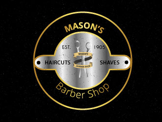 Mason’s Barber Shop  logo design by AnuragYadav