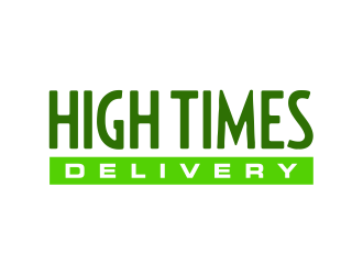High Times Delivery logo design by Girly