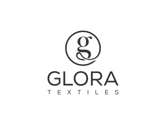 glora textiles logo design by slamet77