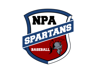 NPA Spartan Baseball logo design by Kruger
