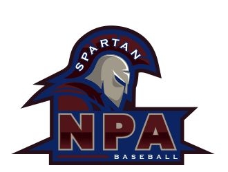 NPA Spartan Baseball logo design by 6king