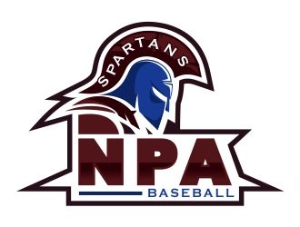 NPA Spartan Baseball logo design by 6king