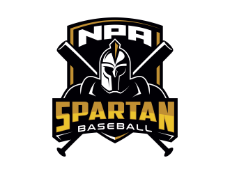 NPA Spartan Baseball logo design by ArniArts