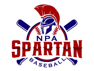 NPA Spartan Baseball logo design by daywalker