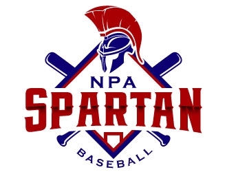 NPA Spartan Baseball logo design by daywalker