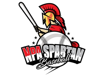 NPA Spartan Baseball logo design by shere