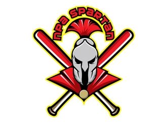 NPA Spartan Baseball logo design by shere