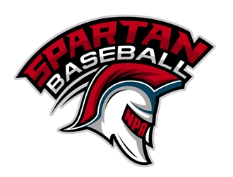 NPA Spartan Baseball logo design by DreamLogoDesign