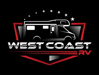 West Coast RV logo design by MAXR