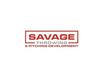 Savage Throwing & Pitching Development logo design by bricton