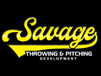 Savage Throwing & Pitching Development logo design by riezra