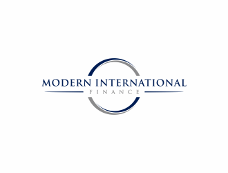 Modern Finance / Modern International Finance logo design by ammad