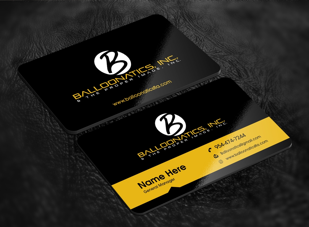 Balloonatics and The Proper Image. logo design by abss