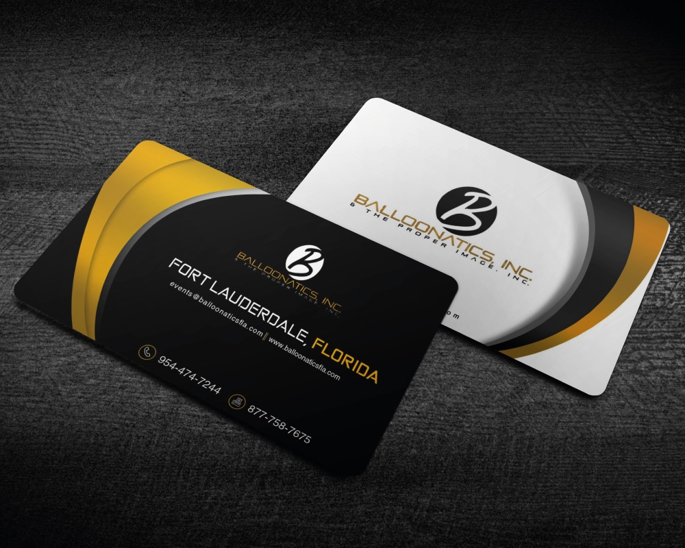 Balloonatics and The Proper Image. logo design by Boomstudioz