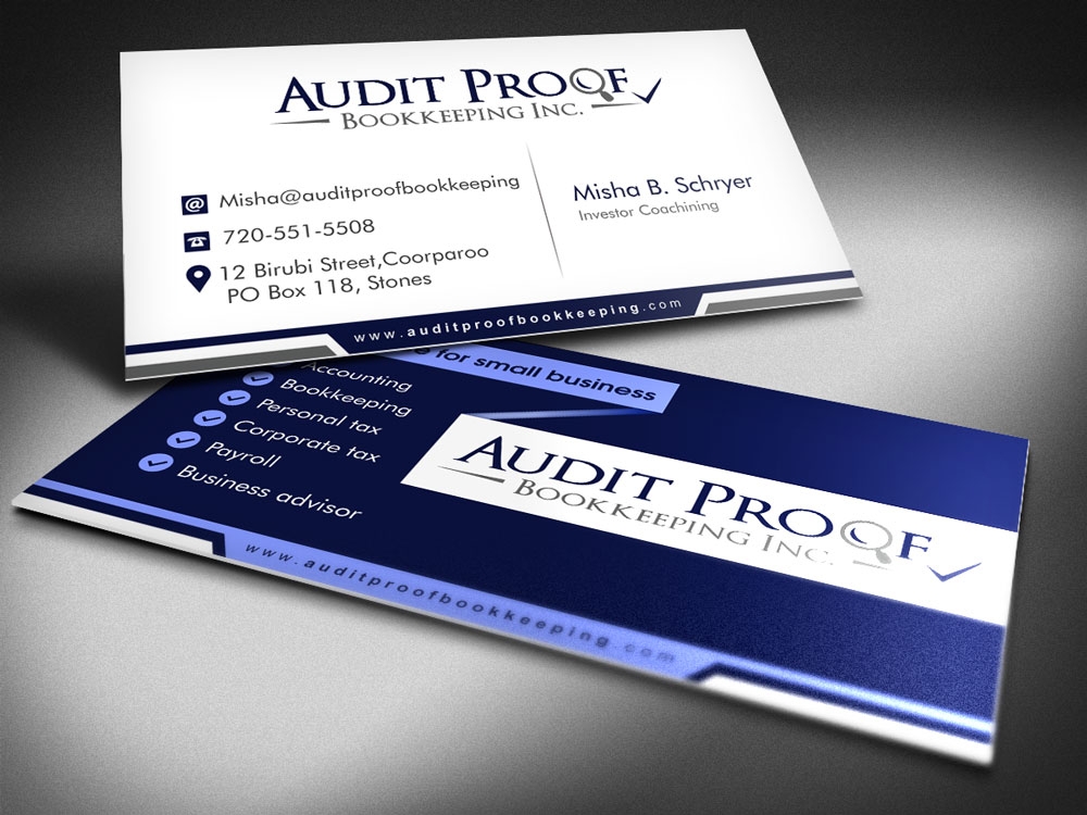 Audit Proof Bookkeeping Inc. logo design by shravya